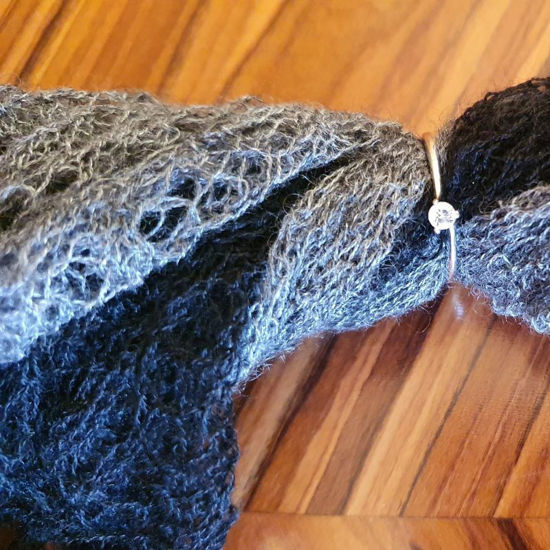 Bild von Stricken - Shetland Lace Technik
