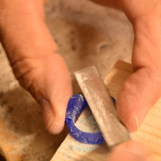 Immagine di Giessen - Silbergiessen mit Sand und Sepia