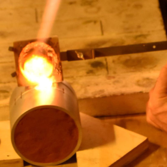 Immagine di Giessen - Silbergiessen mit Sand und Sepia